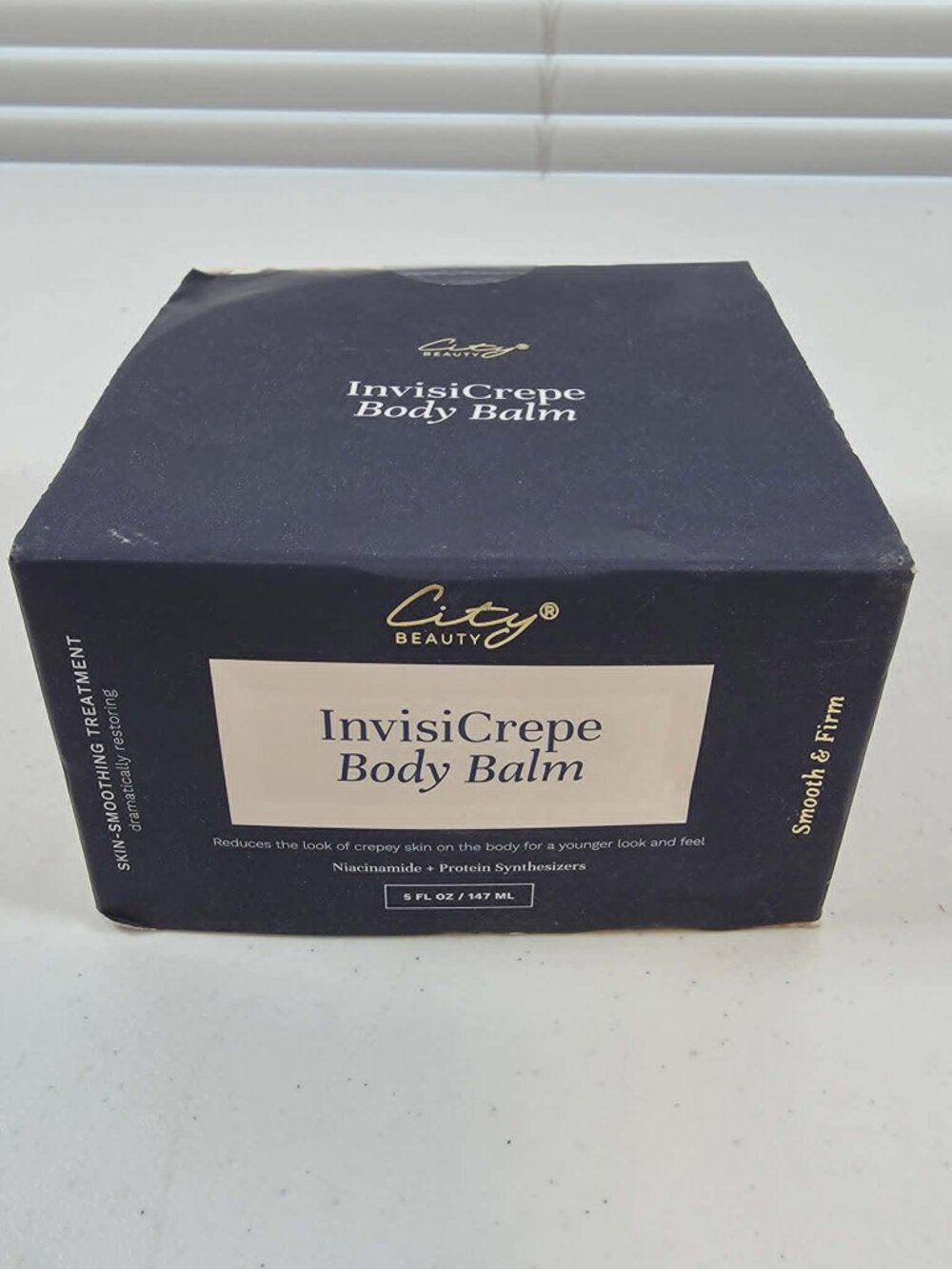 CITY BEAUTY INVISICREPE BODY BALM SKIN FIRMING 5 OZ. NEW SEALED